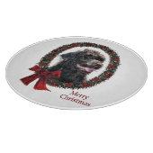 Labradoodle Weihnachtsgeschenke Schneidebrett (Ecke)