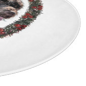 Labradoodle Weihnachtsgeschenke Schneidebrett (Ecke)