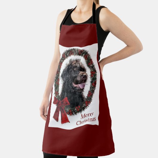 Labradoodle Weihnachtsgeschenke Schürze (InSitu)
