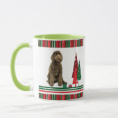 Labradoodle WeihnachtsTasse Tasse (Links)