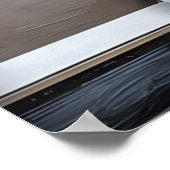 Labradoodle Welpe geht zu Fuß Poster (Ecke)