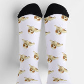Labradoodle-Welpe Hund Socken (Oben)