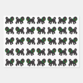 Labradoodle Wrapping Paper Geschenkpapier Set (Vorderseite 3)