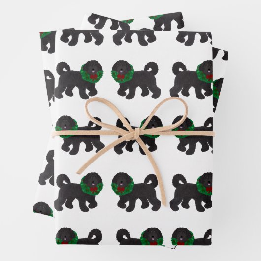 Labradoodle Wrapping Paper Geschenkpapier Set (Beispiel)