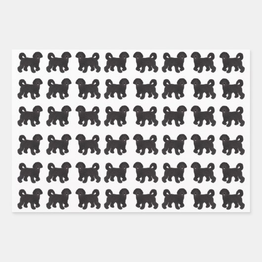 Labradoodle Wrapping Paper Sheets Geschenkpapier Set (Vorderseite 2)