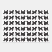Labradoodle Wrapping Paper Sheets Geschenkpapier Set (Vorderseite)