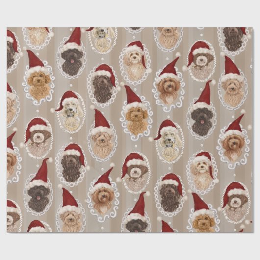 ©LabraDoodleFriends HundLabradoodle Verpackung Geschenkpapier (Flach)