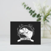 LABRADOR (2) POSTKARTE (Stehend Vorderseite)