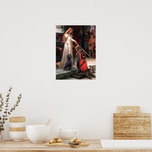 Labrador 4 (schwarz) - Die Akkolade Poster (Küche)