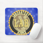 LABRADOR ABZEICHEN LABOR WISSENSCHAFT MOUSEPAD (Mit Mouse)