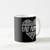 Labrador Administrator Nurse's Day Nurse's Week 20 Kaffeetasse (VorderseiteRechts)