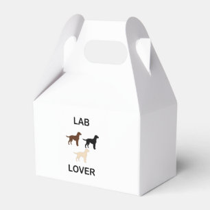 Labrador Alle Farben Silhouette Geschenkschachtel