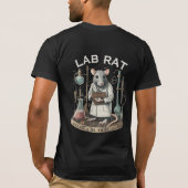 Labrador-Ammenhemden, Labrador Rat: Science Geek M T-Shirt (Rückseite)
