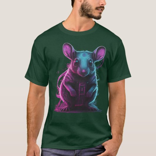 Labrador-Ammenhemden, Labrador Rat: Science Geek M T-Shirt (Vorderseite)