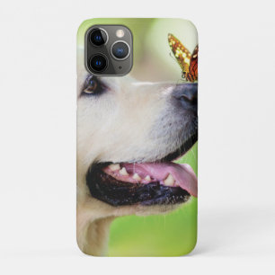 Labrador And Butterfly Throw Pillow Case-Mate iPhone Hülle