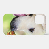 Labrador And Butterfly Throw Pillow Case-Mate iPhone Hülle (Rückseite (Horizontal))