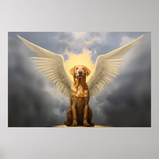 Labrador Angel Poster (Vorne)