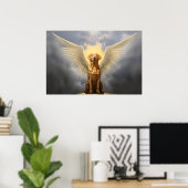 Labrador Angel Poster (Heimbüro)