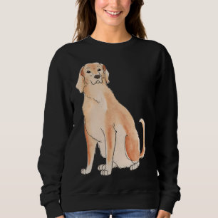 Labrador-Aquarellbild Sweatshirt