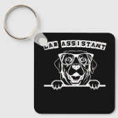 Labrador Assistant Labrador Lover Labrador Retriev Schlüsselanhänger (Vorderseite)
