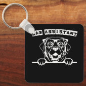 Labrador Assistant Labrador Lover Labrador Retriev Schlüsselanhänger (Vorderseite)