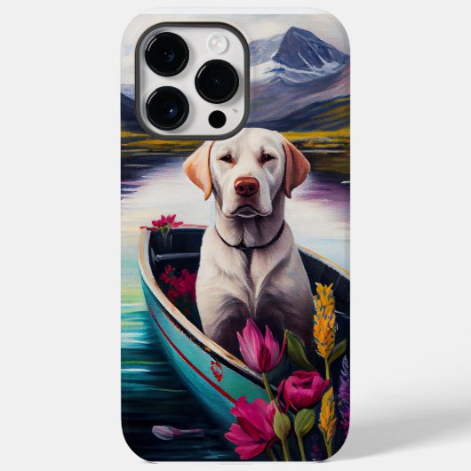 Labrador auf einem Paddle: Ein Landschaftliches Ab Case-Mate iPhone Hülle (Rückseite)