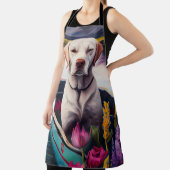 Labrador auf einem Paddle: Ein Landschaftliches Ab Schürze (InSitu)