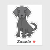 Labrador Aufkleber (Blatt)