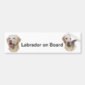 Labrador-Autoaufkleber Autoaufkleber (Vorne)