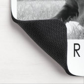 Labrador B&W Mousepad (Ecke)