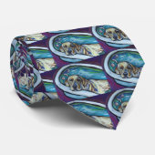 Labrador bathtime krawatte (Gerollt)