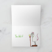 Labrador bewertet: "Das hast du getan!" Glückwunsc Karte (Innenseite)