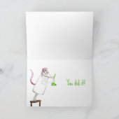 Labrador bewertet: "Das hast du getan!" Glückwunsc Karte (Innenseite)