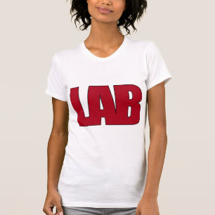 LABRADOR BIG RED LETTERS LABOR T-Shirt