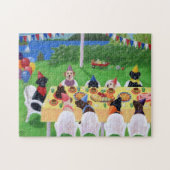 Labrador Birthday Party Puzzle (Horizontal)