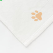 Labrador Blanket - Minimal Pastel Green Gift Fleecedecke (Ecke)