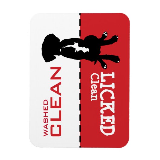 Labrador Boxer Welpengeschirrspüler Magnet-Zeichen Magnet (Vertikal)