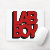 LABRADOR BOY BIG RED LABORATORY MOUSEPAD (Mit Mouse)