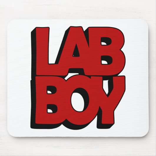LABRADOR BOY BIG RED LABORATORY MOUSEPAD (Vorne)