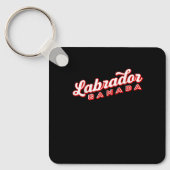 Labrador Canada Dog Lover Schlüsselanhänger (Vorderseite)