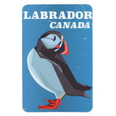 Labrador Canada Puffin Vintage Reiseposter Magnet (Vertikal)