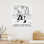 Labrador Cartoon 6198 Poster (Küche)