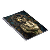 Labrador Cat Steampunk Notizblock (Rechte Seite)