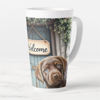 Labrador Ceramic Latte Mug Milchtasse