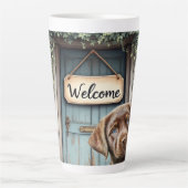 Labrador Ceramic Latte Mug Milchtasse (Vorderseite)