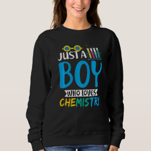 Labrador Chemist Boys Laboratory Science Nerd Chem Sweatshirt