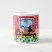 Labrador-Chinese-Restaurant Jumbo-Tasse (Vorderseite)