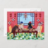 Labrador Chinese Restaurant Postkarte (Vorne/Hinten)