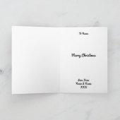 Labrador Chocolate Retriever Dog Weihnachten (Innenseite)