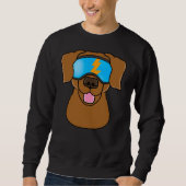 Labrador Chocolate Sweatshirt (Vorderseite)